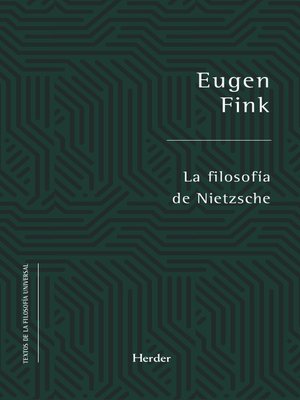 cover image of La filosofía de Nietzsche